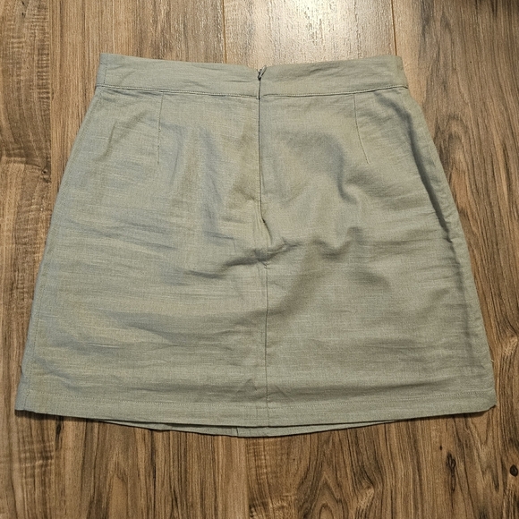 Altar'd State Gray Pencil Mini Skirt Casual - Picture 3 of 7